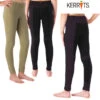 Kerrits Kids Flex Tight II Full Seat, Black & Tan -Horse Supply Store L Kerrits Flex Tight II 50496.1466105639.1280.1280