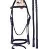 Bobby's Black Raised Bridle With Flash Noseband -Horse Supply Store LBETBlackFlash 95667.1466105161.1280.1280