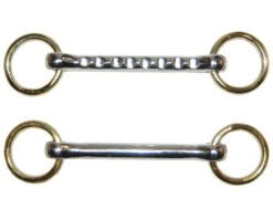 British In-Hand Brass Loose Ring Bit 4", 4.5"