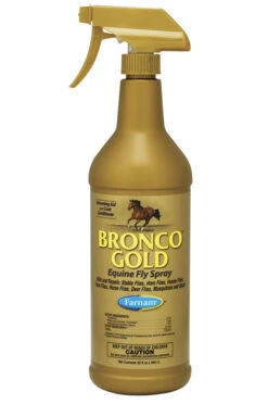 Bronco Gold Equine Fly Spray, Quart Spray
