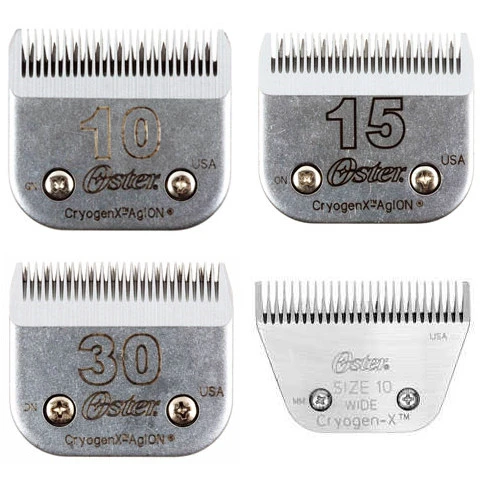 Oster® Oster Cryogen-X A5 Replacement Blades, 10, 15, 30 & 10 Wide 3 Oster® Oster Cryogen-X A5 Replacement Blades, 10, 15, 30 & 10 Wide
