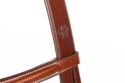 Huntley Equestrian Sedgwick Fancy Stitched Wide Noseband Bridle, Conker Brown, 3 Sizes -Horse Supply Store LHuntleyBridle3 58792.1466105680.1280.1280