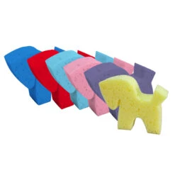 Pony Shaped Grooming Sponges - Set Of 6