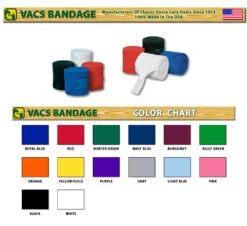 Vac's Deluxe Pony Polo Bandages, 4" X 6'