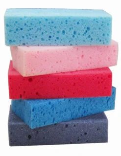 Equi-Essentails Grooming Sponges, Pack Of 10, Assorted Colors