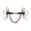 Centaur Stainless Steel Rubber Mouth Tom Thumb Pelham, 4.5", 4.75" -Horse Supply Store l 405028 rubber jointed pelham 96492.1654277964.1280.1280