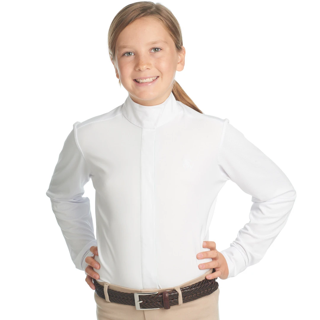 Ovation Ellie Child's Tech Show Shirt, OMG Ponies, Sizes 6 - 18 4 Ovation Ellie Child's Tech Show Shirt, OMG Ponies, Sizes 6 - 18 - Image 2