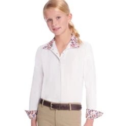 Ovation Ellie Child's Tech Show Shirt, OMG Ponies, Sizes 6 - 18 9 Ovation Ellie Child's Tech Show Shirt, OMG Ponies, Sizes 6 - 18 -Horse Supply Store l 469610 omg ponies b 49444.1534797011.1280.1280