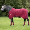 Amigo Rambo Helix Stable Sheet With Disc Front, Burgundy/Teal/Navy, 60" - 69" -Horse Supply Store l ADAT6G QQGB helix sheet burgundy 70478.1648580750.1280.1280