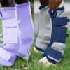 Amigo Fly Boots, Set Of Four, Lavender & Navy/Silver -Horse Supply Store l DDRF30 IB00 RGB both colors 2 56164.1648677368.1280.1280