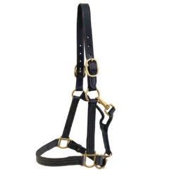 Deluxe Triple Stitched Track Halter With Solid Brass Hardware, Cob
