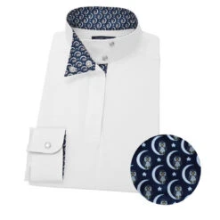 Essex Classics Talent Yarn Girls Long Sleeve Shirt, Owls 'N Moons, Sizes S - XL