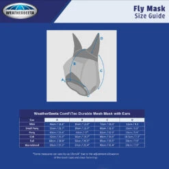Weatherbeeta Comfitec DELUXE Fine Mesh Mask, No Ears, 4 Sizes -Horse Supply Store l WB ComFiTec Durable Mesh Mask with Ears 38580.1648067100.1280.1280