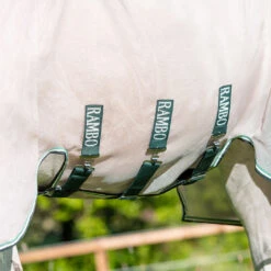 Rambo Flybuster Vamoose With No Fly Zone Fly Sheet, Oatmeal, 60" - 69" -Horse Supply Store l afar9v mfmh 3 47890.1653930050.1280.1280