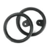 Eco Pure Peacock Rubber Rings With Tabs, Black -Horse Supply Store l all in one black rings 92850.1515966364.1280.1280