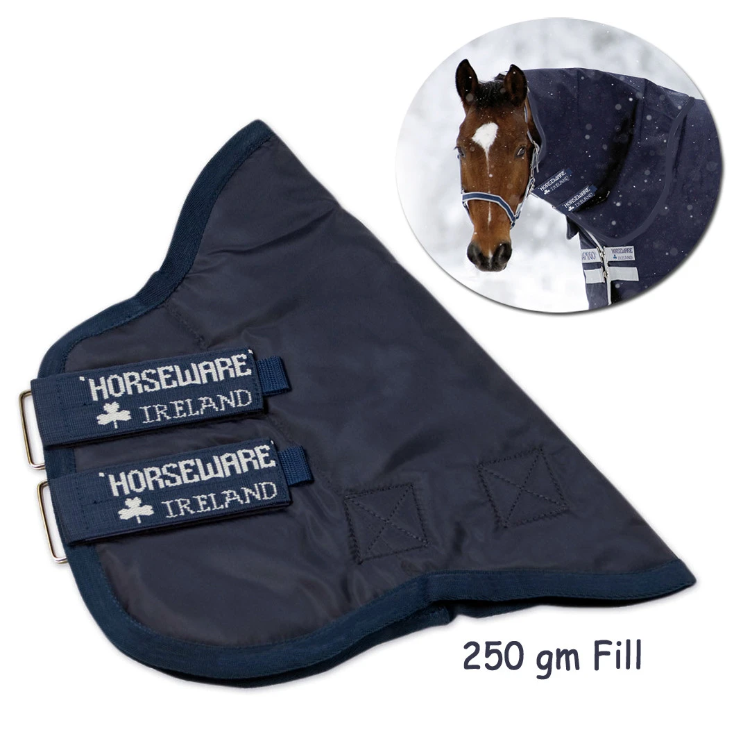 Amigo Bravo 12 Pony Neck Cover, Navy/Navy (250 Gm Fill) 3 Amigo Bravo 12 Pony Neck Cover, Navy/Navy (250 Gm Fill)