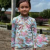 Belle & Bow Aqua Wellington Sun Shirt, Kids 18 Months - 10 Years