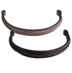 Bobby's Plain Or Fancy Stitched Raised Browband, Three Sizes