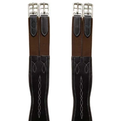 Bobbly's Signature Fancy Stitched Girth With Double Elastic, 34'' - 46"