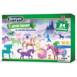 Breyer Advent Calendar, Unicorn Magic, Play Set With 40 Mini Whinnies Pieces -Horse Supply Store l breyer advent calendar unicorn magic model breyer 820940 2000x 1 00774.1666481272.1280.1280