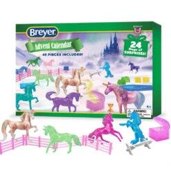 Breyer Advent Calendar, Unicorn Magic, Play Set With 40 Mini Whinnies Pieces -Horse Supply Store l breyer advent calendar unicorn magic model breyer 949972 2000x 24663.1666481272.1280.1280