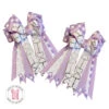 Bows To The Shows, Silver Snaffles & Lavender Gingham -Horse Supply Store l bts lavender polka bits 2 10948.1671388490.1280.1280
