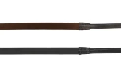 Camelot Rubber Pony Reins, Brown & Black