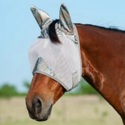 Cashel Crusader Fly Mask, Std With Ears, Sagebrush, 3 Sizes