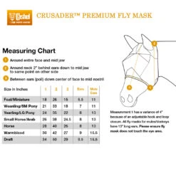Cashel Crusader Fly Mask, No Ears, Splash, 3 Sizes -Horse Supply Store l cashel size chart 2020 69335.1676567112.1280.1280