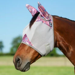 Cashel Crusader Fly Mask, Std With Ears, Splash, 3 Sizes