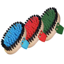 Wooden Backed Body Brush -Horse Supply Store l champion oval kids brush all colors 62412.1547930357.1280.1280