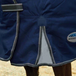 Weatherbeeta Comfitec Premier Free II Detach-A-Neck Heavy, 66" - 69" -Horse Supply Store l comfitec premier dan dark blue closeup1 09136.1664387345.1280.1280
