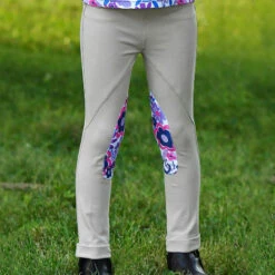 Belle & Bow Flower Power Schooling Jodhpurs, Sizes 2 - 10 Years
