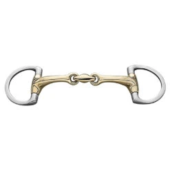 Herm Sprenger Dynamic RS Bradoon With Dee Rings, Double Jointed, 4.25" And 4.5"