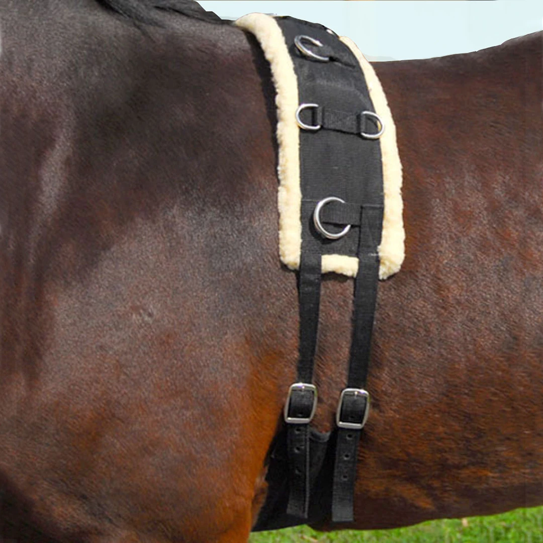 Fleece-Lined, Nylon Pony Training Surcingle 3 Fleece-Lined, Nylon Pony Training Surcingle