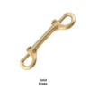 4.75" Double End Snap, Solid Brass -Horse Supply Store l jacks double ended snap brass 75136.1649610802.1280.1280