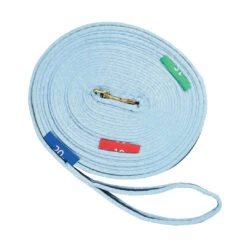 Kincade Two-Tone Lunge Line With Circle Markers, 3 Colors -Horse Supply Store l kincade two tone lunge blue navy 43050.1539713518.1280.1280