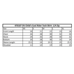 Ovation Childs CoolRider UV Tech Shirt, Navy & Victory Blue -Horse Supply Store l ovation coolrider size chart 29953.1553553129.1280.1280