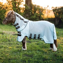 Amigo Petite Bug Rug, Azure Blue/Black/White/Blue, 33" - 48"