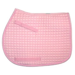PRI Cotton Quilted Pony Saddle Pad -Horse Supply Store l pri blush pad pink piping 81940.1670104013.1280.1280