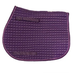 PRI Cotton Quilted Pony Saddle Pad -Horse Supply Store l pri pad purple with pink 61524.1608849372.1280.1280
