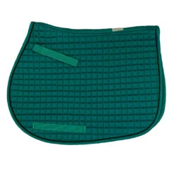 PRI Cotton Quilted Pony Saddle Pad -Horse Supply Store l pri pad teal with black 56407.1634765543.1280.1280