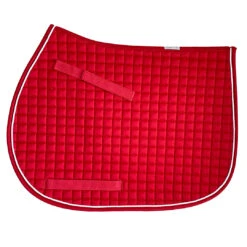 PRI Cotton Quilted Pony Saddle Pad -Horse Supply Store l pri red pad 2 76043.1642800553.1280.1280