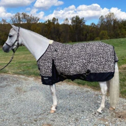 Equisential By Professional's Choice Medium Turnout, Cheetah/Black, 50" - 66"