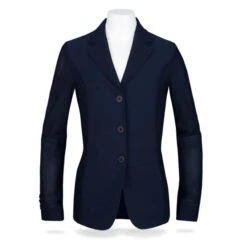 R J Classics Harmony Jr MESH Show Coat, Navy, Sizes 8 - 18