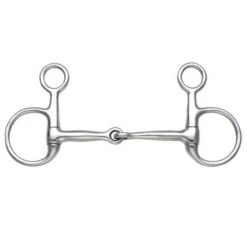 Shires Hanging Cheek (Baucher) Snaffle Bit, 4.5"