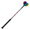 Snowbee Kids Rainbow Glitter Bat With Rainbow Glitter Heart -Horse Supply Store l snowbee 8557 19 rainbow heart wand end 50781.1615160894.1280.1280