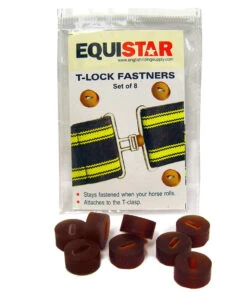 Equi-Essentials T-Lock Rubber Rings, Pack Of 8