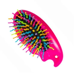 Tail Tamer Mini Mane Rainbow Brush -Horse Supply Store l tail tamer mini rainbow pink 71607.1608076899.1280.1280