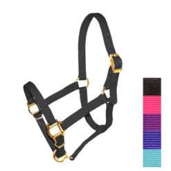 Triple E 5/8" Miniature Horse Nylon Halter, Three Sizes